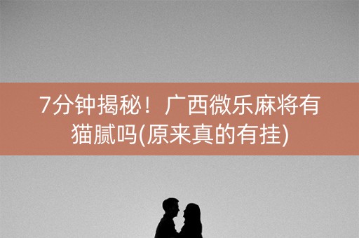 微云麻将猫腻秘籍真的有挂(其实真的确实有挂)